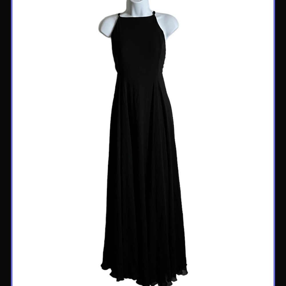 Lulus Mythical Kind of Love Black Maxi Dress Size Medium
